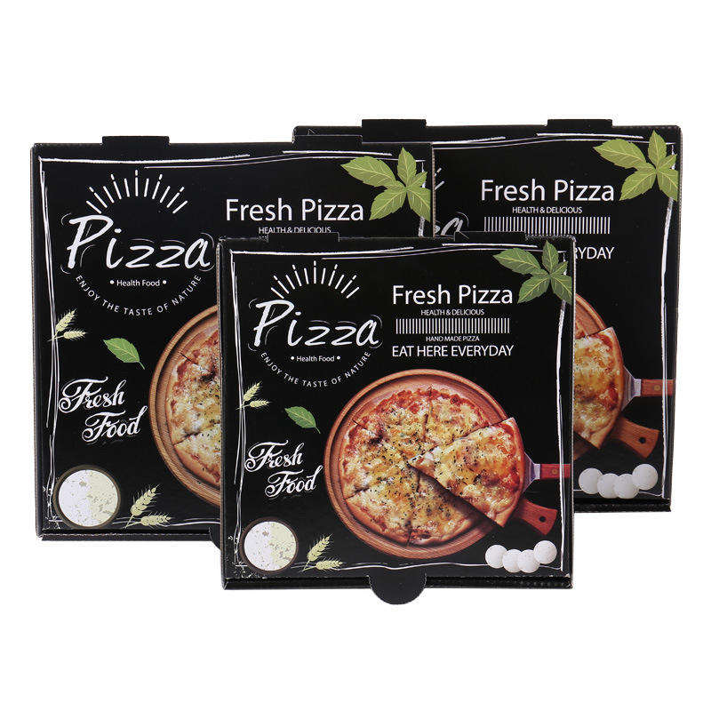 Manje Klas Logo Corrugated Luxury Pizza Box