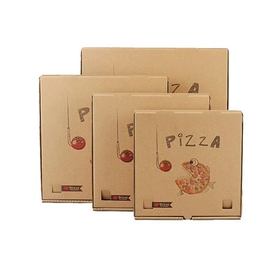 Pwofesyonèl Custom High Quality Pizza Box Koulè Kat Box