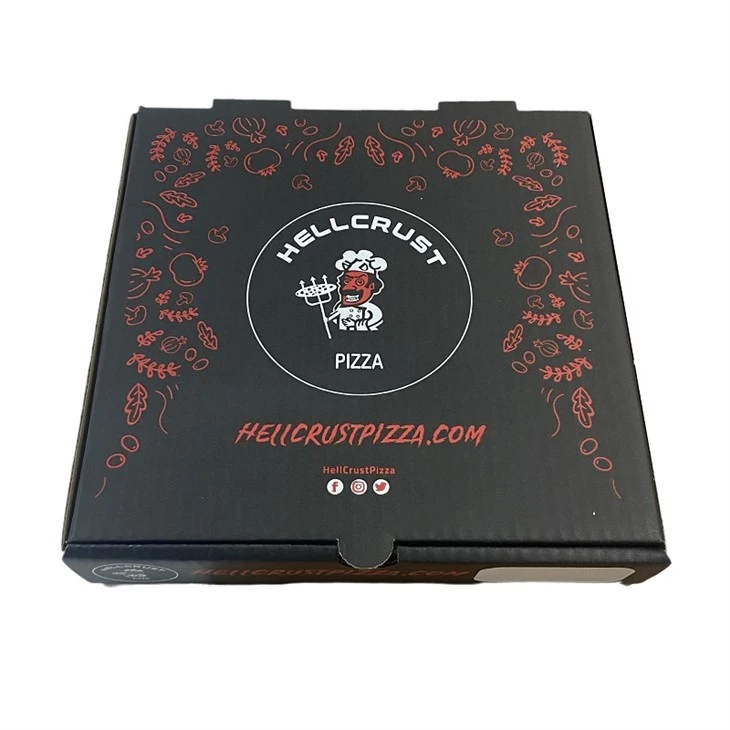 Pèsonalize Luxury Corrugated Board livrezon Pizza Box